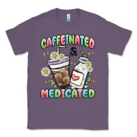 Lavender caffeinated and medicated Classic Tee - MaliasSmallBusiness