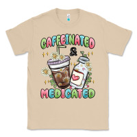 Mushroom caffeinated and medicated Classic Tee - MaliasSmallBusiness