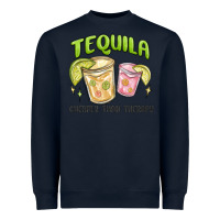 Navy tequila cheaper than therapy Heavyweight Sweatshirt - MaliasSmallBusiness