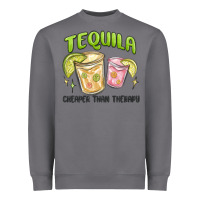 Storm tequila cheaper than therapy Heavyweight Sweatshirt - MaliasSmallBusiness