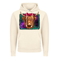 Vintage Artic halloween highland cow Vintage Hoodie - Jasminsmagicworld