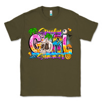 Army Green spooky girl summer Classic Tee - CowhideDigitalArt