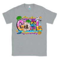 Heather Grey spooky girl summer Classic Tee - CowhideDigitalArt