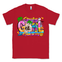 Red spooky girl summer Classic Tee - CowhideDigitalArt