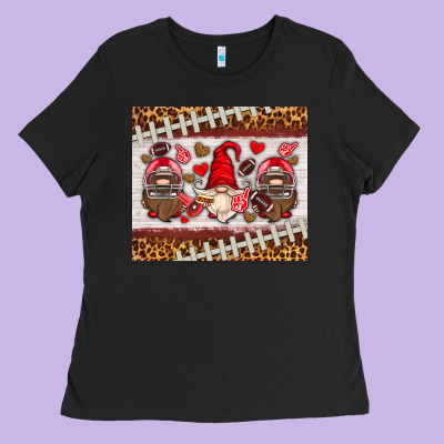 American Football Gnome Ladies Tee Designed By Hra Design Shop