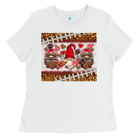 White American football gnome Ladies Tee - HRA Design Shop