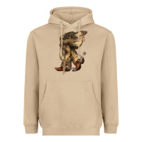 Mushroom Cowboy boots western Heavyweight Hoodie - HowdyJamesFarm