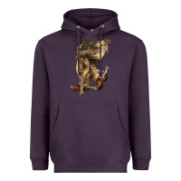 Plum Cowboy boots western Heavyweight Hoodie - HowdyJamesFarm