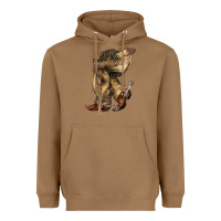 Toasted Coconut Cowboy boots western Heavyweight Hoodie - HowdyJamesFarm
