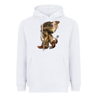 White Cowboy boots western Heavyweight Hoodie - HowdyJamesFarm