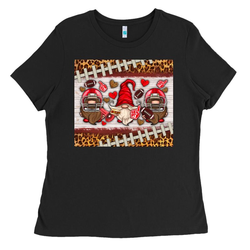 American Football Gnome Ladies Tee by HRA Design Shop | Teevron