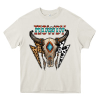 Howdy Boho Skull Heavy Core Tee | Teevron