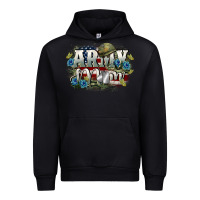 Black Army mom Mother's Day Urban Hoodie - FaDigitalArtStudio