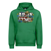Emerald Army mom Mother's Day Urban Hoodie - FaDigitalArtStudio