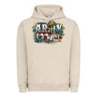 Pigment French Oak Army mom Mother's Day Urban Hoodie - FaDigitalArtStudio