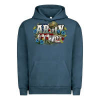 Pigment Midnight Navy Army mom Mother's Day Urban Hoodie - FaDigitalArtStudio