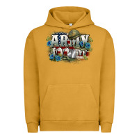 Pigment Peanut Butter Army mom Mother's Day Urban Hoodie - FaDigitalArtStudio