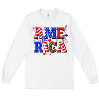 White America Long Sleeve Tee - NancyCooperArtShop