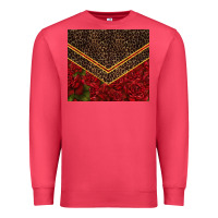 Cardinal red roses with leopard Premium Sweatshirt - TumblerDesignByShophia