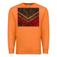 Carrot red roses with leopard Premium Sweatshirt - TumblerDesignByShophia