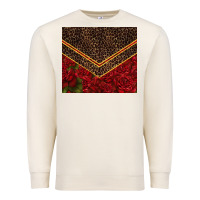 Sandshell red roses with leopard Premium Sweatshirt - TumblerDesignByShophia