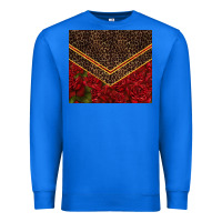 True Royal red roses with leopard Premium Sweatshirt - TumblerDesignByShophia