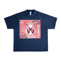 Navy self love Urban Heavy Tee - MaliasSmallBusiness