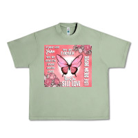 Oil Green self love Urban Heavy Tee - MaliasSmallBusiness