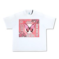 White self love Urban Heavy Tee - MaliasSmallBusiness