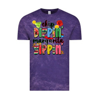 Cloud Purple chip dippin' margarita sippin' Vintage Tee - JahusDesignShop