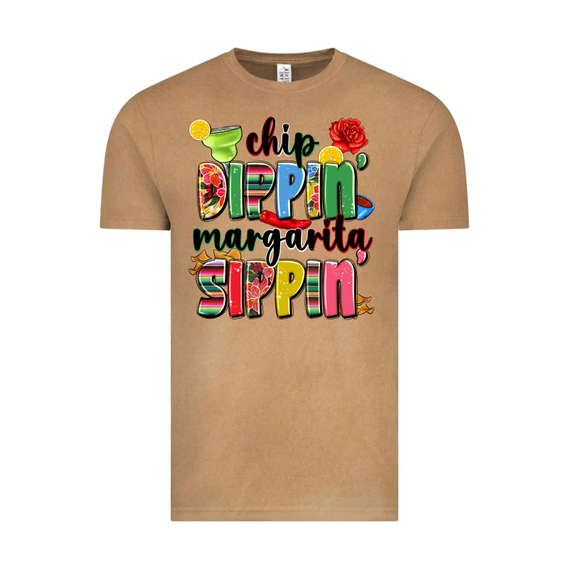 Chip Dippin' Margarita Sippin' Vintage Tee by JahusDesignShop | Teevron