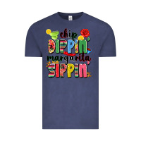 Vintage Denim chip dippin' margarita sippin' Vintage Tee - JahusDesignShop