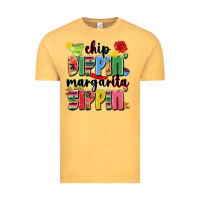 Vintage Mustard chip dippin' margarita sippin' Vintage Tee - JahusDesignShop