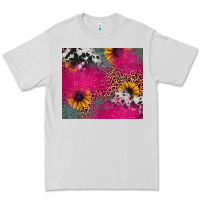 Dove Grey pink glitter leopard cowhide Premium Tee - JahusDesignShop