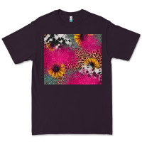 Plum pink glitter leopard cowhide Premium Tee - JahusDesignShop