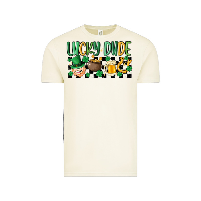 Lucky Dude Vintage Tee by MaliasSmallBusiness | Teevron