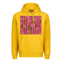 Lemon glitter pink stripe leopard pattern with flowers Premium Hoodie - TumblerDesignByShophia