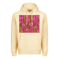 Pina Colada glitter pink stripe leopard pattern with flowers Premium Hoodie - TumblerDesignByShophia