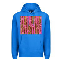 True Royal glitter pink stripe leopard pattern with flowers Premium Hoodie - TumblerDesignByShophia