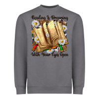 Storm reading is dreaming with your eyes open Heavyweight Sweatshirt - NancyCooperArtShop