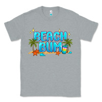 Heather Grey beach bum Classic Tee - JahusDesignShop