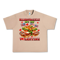 Burro hamburger are my valentine Urban Heavy Tee - AdoDesignShop