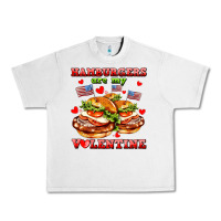 Lunar Rock hamburger are my valentine Urban Heavy Tee - AdoDesignShop