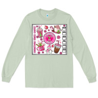 Matcha christmas vibes coffee Long Sleeve Tee - MaliasSmallBusiness