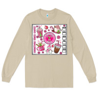 Mushroom christmas vibes coffee Long Sleeve Tee - MaliasSmallBusiness