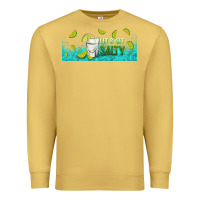 Antique Gold let's get salty with lime Premium Sweatshirt - TumblerDesignByShophia