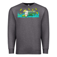 Charcoal Heather let's get salty with lime Premium Sweatshirt - TumblerDesignByShophia