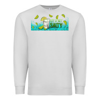 Dove Grey let's get salty with lime Premium Sweatshirt - TumblerDesignByShophia