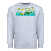 Heather Grey let's get salty with lime Premium Sweatshirt - TumblerDesignByShophia