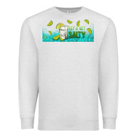 Oatmeal Heather let's get salty with lime Premium Sweatshirt - TumblerDesignByShophia